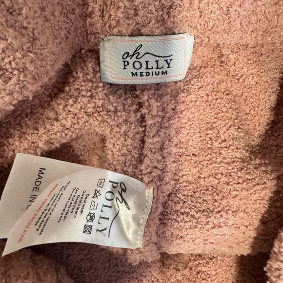 Oh Polly Blush Knit Lounge Set - Picture 2 of 3